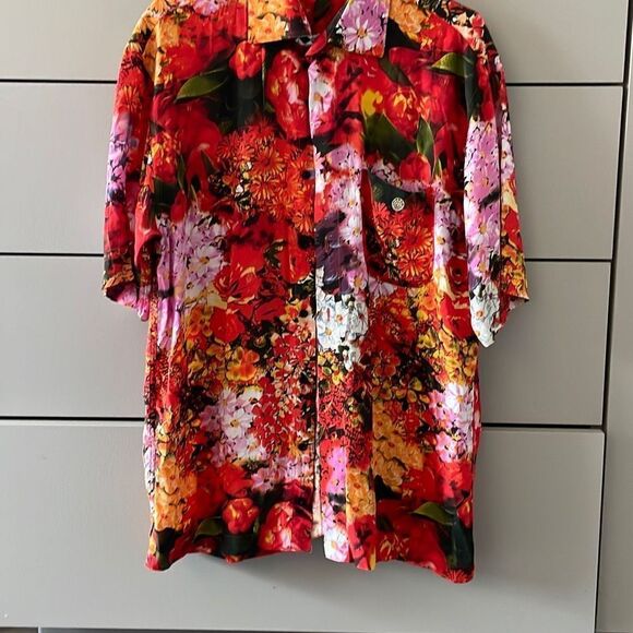 Louis Feraud Paris XL Floral Button Down - Picture 2 of 8